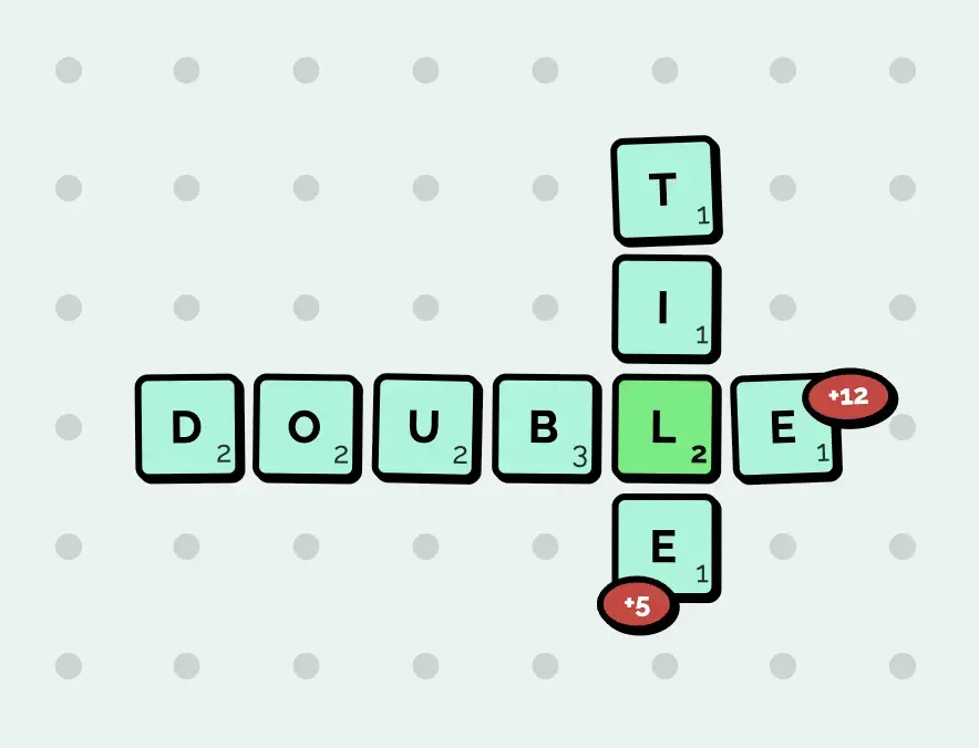 Tiles used more than once are doubled.